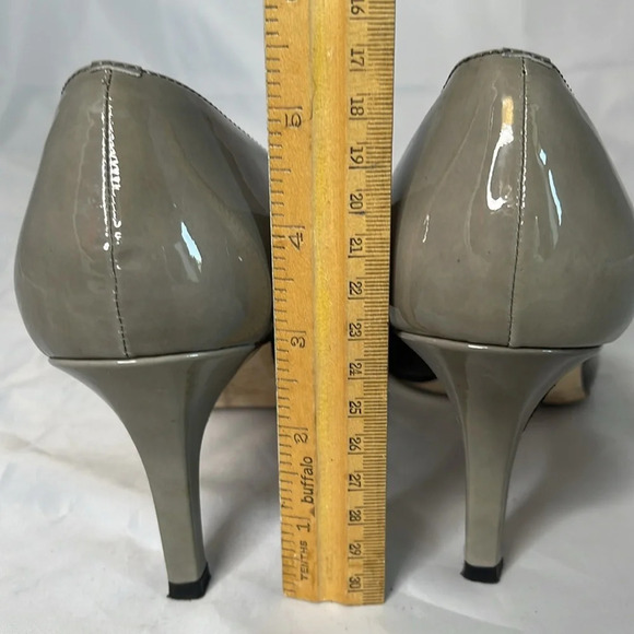 ROBERTO CAPUCCI Ombré Pointed Toe Pump Heels Fern Sage Green Patent Leather 10 - Picture 11 of 12
